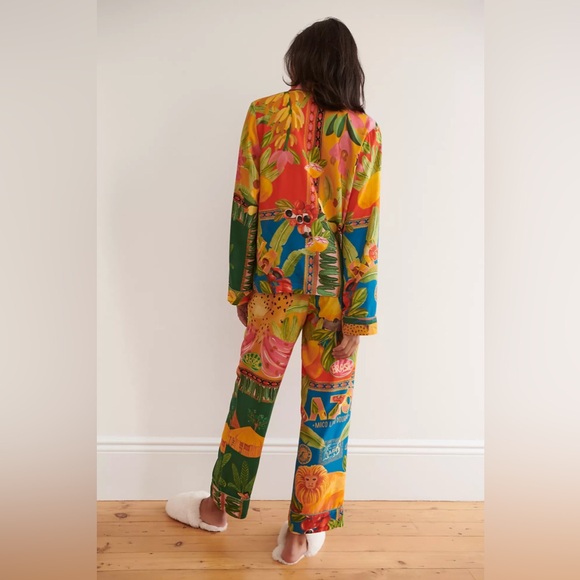 Farm Rio Hibiscus Pajama Set - Picture 4 of 8